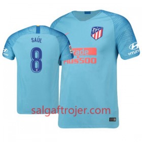Atlético Madrid Fodboldtrøjer Saul 8 Udebanesæt 2018/19 Kort ærmer